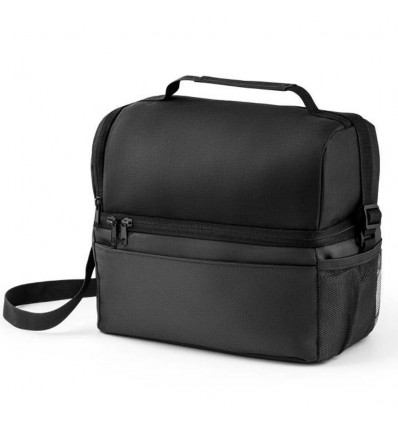 Bolsa térmica con interior impermeable - 7L personalizada Color Negro Bolsa térmica con interior impermeable - 7L personalizada Color Negro