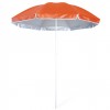 Sombrilla de Playa de 150 cm con Protección UV para eventos Color Naranja