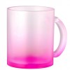 Taza de cristal de colores translúcidos para sublimar - 350 ml para eventos