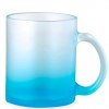 Taza de cristal de colores translúcidos para sublimar - 350 ml barata Color Azul