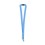 Lanyard de poliéster con mosquetón para regalo promocional Color Azul Claro