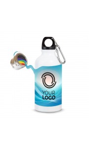 Botella de aluminio blanco para sublimar - 400 ml