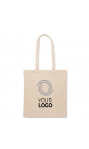 Bolsa de polialgodón 130 gr/m² con asas largas