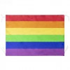 Bandera orgullo con cintas de sujeción personalizada Color Arcoiris