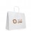 Bolsa de Papel Kraft Blanco Horizontal de 40x11x34 cm