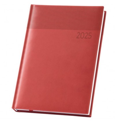 Agenda Promocional 2025 Carroll Dia A5 barata Color Rojo