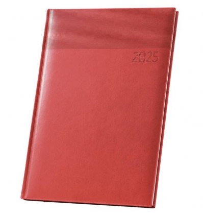 Agenda personalizada 2025 Carroll Semana B5 barata Color Rojo