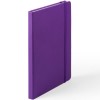 Libreta A5 con tapas de polipiel y hojas lisa para regalo barato Color Morado