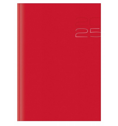 Agenda promocional 2025 Positano Dia B5 personalizada Color Rojo