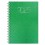 Agenda promocional wire'o 2025 Premium Dia A5 personalizada Color Verde