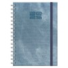 Agenda wire'o de polipiel 2025 Lovere Dia A5 personalizada Color Azul