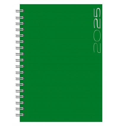 Agenda publicitaria wire'o 2025 Positano Dia B5 para regalar Color Verde