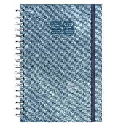 Agenda promocional wire'o 2025 Lovere Dia B5 Personalizada Color Azul