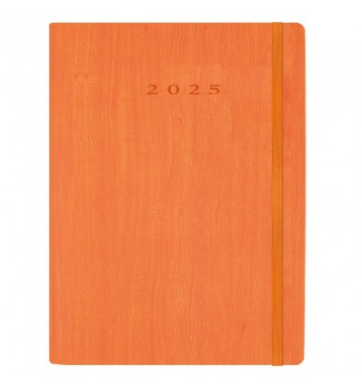 Agenda promocional wire'o 2025 Vivione Día B5 personalizada Color Naranja