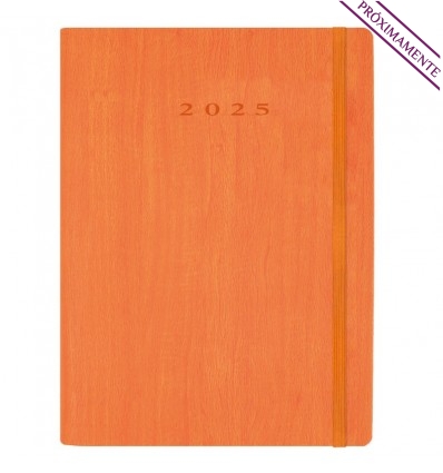 Agenda publicitaria wire'o 2025 Vivione Semana B5 personalizada Color Naranja