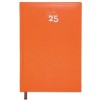 Agenda con tapas de microfibras 2025 Dublin Día A5 personalizada Color Naranja