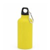 Bidón de aluminio con mosquetón de 400 ml para niños Color Amarillo