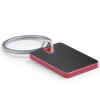 Llavero de acero inoxidable rectangular bicolor personalizado Color Rojo