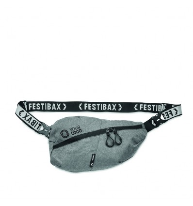 Bandolera Festibax antirrobo con correa ajustable con tu logo