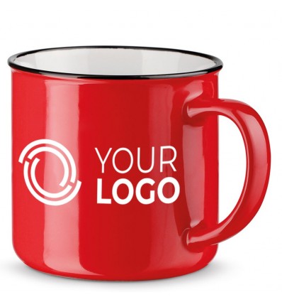 Taza clásica de cerámica 360 ml con tu logo