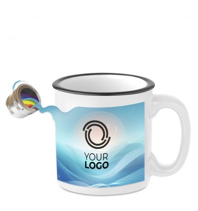 Taza vintage para sublimación 240ml con tu logo