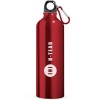 Botella deportiva de aluminio con mosquetón - 800 ml con logo