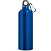 Botella deportiva de aluminio con mosquetón - 800 ml para empresas Color Azul Royal