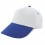 Gorra blanca con visera de color barata Color Azul Royal