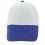 Gorra blanca con visera de color para personalizar