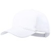 Gorra camionero de 5 paneles en poliéster con frontal blanco barata Color Blanco