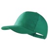 Gorra 100% algodón peinado de 5 paneles para eventos Color Verde