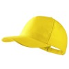 Gorra 100% algodón peinado de 5 paneles para regalar Color Amarillo