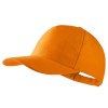 Gorra 100% algodón peinado de 5 paneles promocional Color Naranja