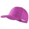 Gorra 100% algodón peinado de 5 paneles para empresas Color Fucsia