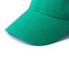 Gorra 100% algodón peinado con cierre de velcro 6 paneles - Vista de la visera