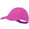 Gorra 100% algodón peinado con cierre de velcro 6 paneles para regalar Color Fucsia