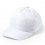 Gorra en microfibra y poliéster de 5 paneles promocional Color Blanco