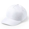 Gorra en microfibra y poliéster de 5 paneles promocional Color Blanco