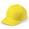 Gorra en microfibra y poliéster de 5 paneles para empresas Color Amarillo