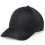 Gorra de microfibra y poliéster con cierre de velcro 6 paneles barata Color Negro