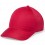 Gorra de microfibra y poliéster con cierre de velcro 6 paneles promocional Color Rojo