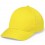 Gorra de microfibra y poliéster con cierre de velcro 6 paneles para publicidad Color Amarillo