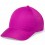 Gorra de microfibra y poliéster con cierre de velcro 6 paneles para personalizar Color Fucsia