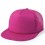 Gorra con visera plana y parte trasera en redecilla 5 paneles para regalar Color Fucsia