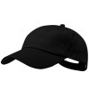 Gorra 100% algodón de 5 paneles barata Color Negro