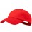 Gorra 100% algodón de 5 paneles para merchandising Color Rojo