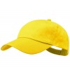 Gorra 100% algodón de 5 paneles para empresas Color Amarillo