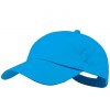 Gorra 100% algodón de 5 paneles con logo publicitario Color Azul Claro