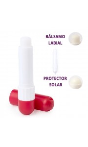 Set 2 en 1 con bálsamo labial y protector solar