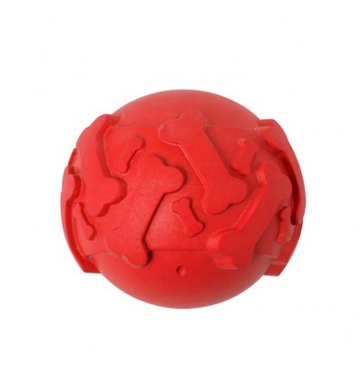 Pelota de goma para mascotas personalizada Color Rojo